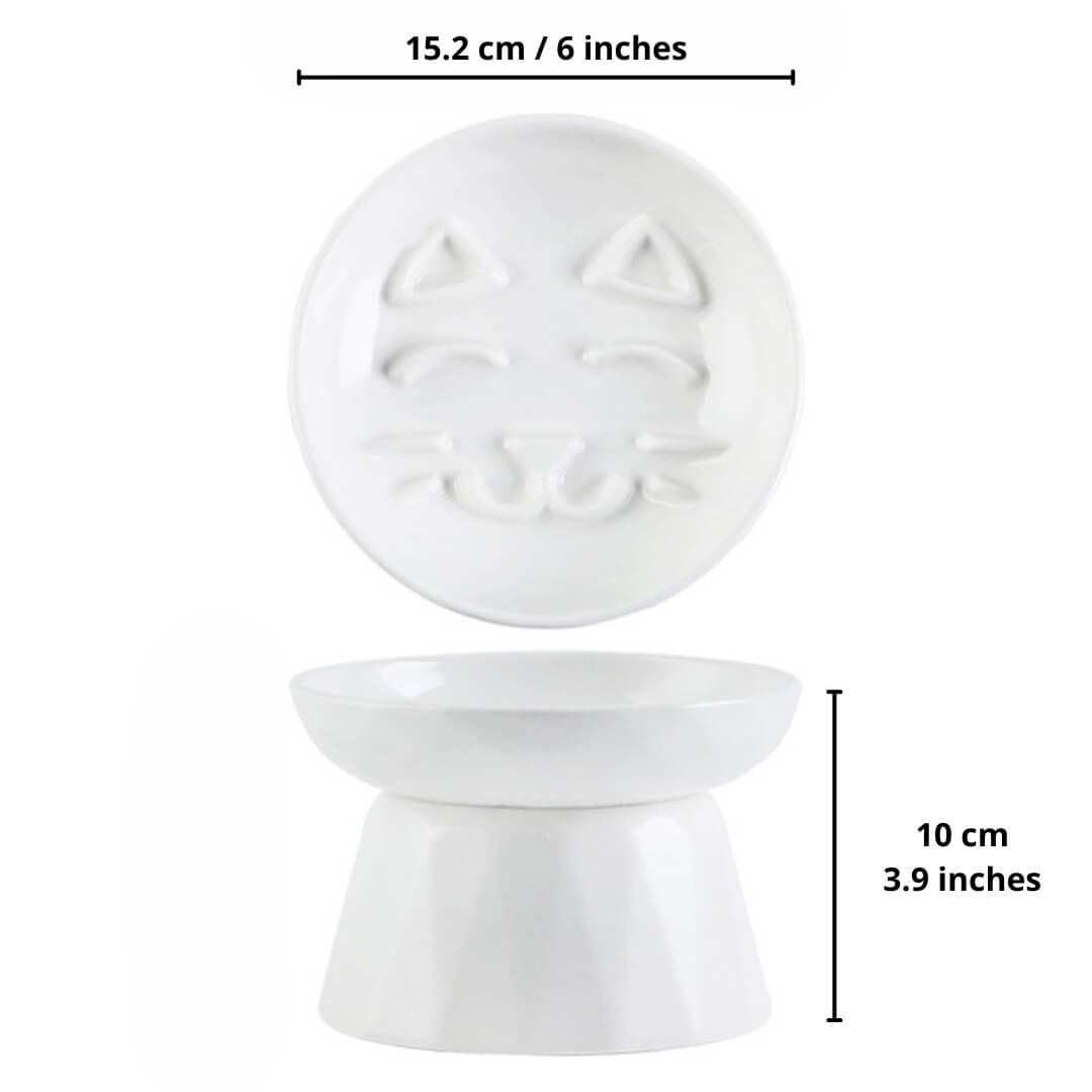 Bol à Chat Anti-Fatigue des Moustaches avec Ralentisseur