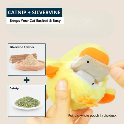 Quacky Pal™ - Jouet à Chat Canard Battant