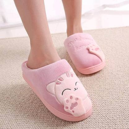Chaussons Douillets Chat