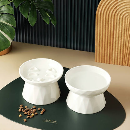 Bol à Chat Anti-Fatigue des Moustaches avec Ralentisseur