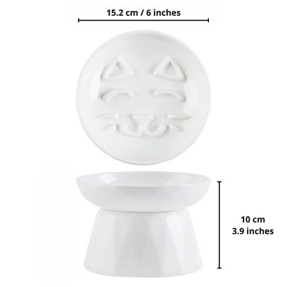 Bol à Chat Anti-Fatigue des Moustaches avec Ralentisseur