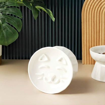 Bol à Chat Anti-Fatigue des Moustaches avec Ralentisseur